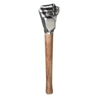 Robuster Faust-Kopf Hammer mit Holzgriff, umfangreiches Werkzeug für Outdoor-Aktivitäten, Camping, Auto-Notfall & DIY-Projekte