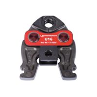Rothenberger Pressbacke Compact, Werkzeug für Profis und Handwerker mit 16mm Arbeitsbereich Durchmesser und compacter Form. DURA LAZR TEC, verbessertes Material und 3-Bolzen Gleichlaufmechanik.