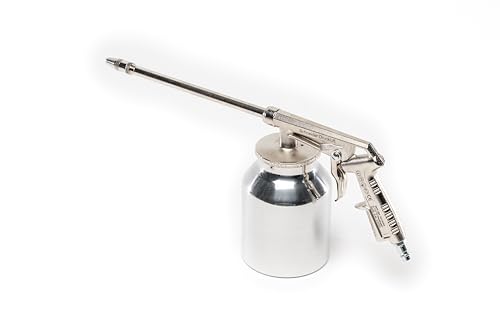 SCHNEIDER SPP-SM Sprühpistole mit 1,0 L Saugbecher und einstellbarem Sprühbild für Entfetten, Einölen und Desinfizieren inklusive Bedienungsanleitung