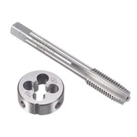 Das sourcing map Gewindebohrer Schneideisen Set M9 x 1,25mm ist ein Werkzeugset für perfekte Gewindebohrer und -schneider. Das Set besteht aus verschiedenen Werkzeugen, die es ermöglichen, schnell und einfach Gewinde zu bohren und zu schneiden.