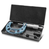 STAHLWERK Bügelmessschraube mit 25-50 mm Messbereich für Präzisionsmessungen nach DIN 863, Mikrometer oder Messschraube