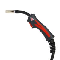 Hochwertiger Brenner für MIG-MAG-Endlosschweißen, Telwin MT15, Euro-Anschluss und Luftkühlungssystem