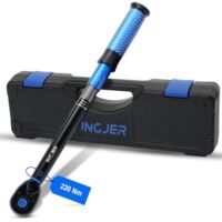 Drehmomentschlüssel für Auto und Fahrrad, 20-220 NM einstellbar, ±3% Fehlergenauigkeit, 72 Zähne