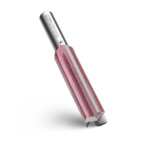 Professioneller 3 Klingen Nutfräser mit Hartmetall-Klingentechnologie für Holzbearbeitungsmaschine, Ø12mm Arbeitslänge 50mm, Schaft 8mm, präzise Schleiftechnologie