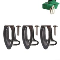 Gürtelclip-Haken mit Schrauben, kompatibel mit Hitachi 18 V Akku-Bohrschrauber WH18DSAL DS18DSAL DS18DBL, Stahlersatz für Teilenummern 372229 331277