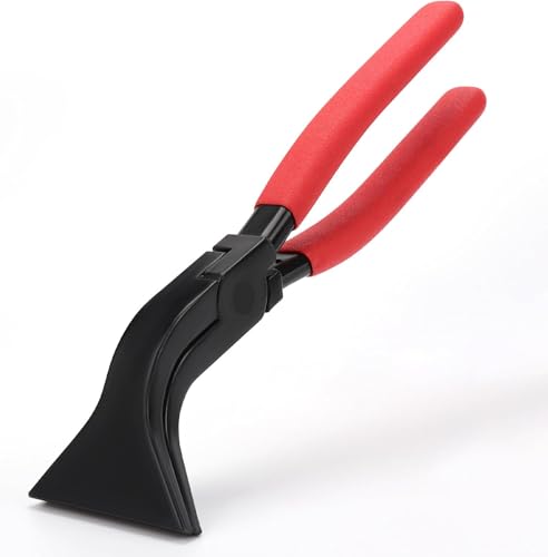 ZOLGINAH Falzzange 45° Blechbiegezange Abkantzange Breite 22 mm für Spengler, Dachdecker und Werkstatt. Hochwertige Handklappzange zum Biegen und Glätten von Blechen mit rutschfestem Griff.