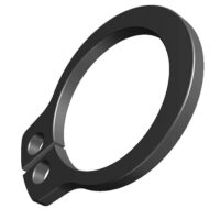 10 mm Seegerring, externe Sicherungsring C-Clips, Hochbelastbare Sicherungsringe, Sprengring aus Kohlenstoffstahl mit schwarzer Phosphatierung, DIN471 Cliphalterung mit Grifflöchern (Pack von 10)