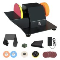 Schleifbock Doppelschleifer und Mini Poliermaschine für Metallentrostung und Holzschliff