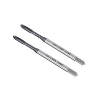 CoCud Spiralpunkt Gewindebohrer, Metrisch M3 x 0.5 Gewinde, TICN Beschichtet, Hochleistungsstahl DIN371/376, Schraube, Fräsen, Einfädeln, Gewindebohrer 2Stk