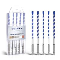 5tlg 6 x 150mm Multi Construction Bohrer mit Sechskantschaft für Beton, Ziegel, Fliesen, Mauerwerk und Holz