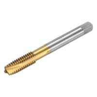 Hochwertiger und universeller Gewindebohrer mit Titanbeschichtung für Durchgangsgewinde, ideal für Bohren und Gewindeschneiden von verschiedenen Materialien