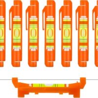 8 TLG hängende Wasserwaagen mit Wasserwaagenschnur, Mini-Wasserwaage für Bauhandwerk, Maurerarbeiten, Fliesenleger, Ingenieurwesen, Vermessung und Metallbearbeitung