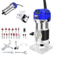 Oberfräse, 800W, Einhand-Fräse, Holzfräse, Trimmer, 220V, leistungsstarke Oberfräse für verschiedene Anwendungen