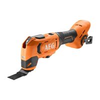 AEG 18 V PRO18V Akku-Multitool in Schwarz und Orange, mit Oszillationswinkel 3,6° und Schwingzahl 0-20.000 min-1, LED-Licht und werkzeugloser Klingenwechsel