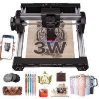 Lasergraviermaschine für DIY-Projekte, ATOMSTACK SWIFT MINI 3W, kompakte und leichte Gravurmaschine mit WLAN-, Hotspot- und USB-Konnektivität