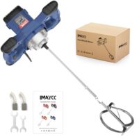 Betonmischer 2100W, Rührgerät M14, Quirl Mörtelrührer, Betonmixer, Mörtelmixer, Betonrührer, Rührwerk, ideal für das Mischen von Beton, Mörtel, Schlamm, Farbe, Zement und mehr