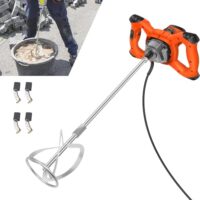 Betonmischer mit hoher Leistung - 2600W Rührwerk für das Mischen von Beton, Mörtel und Farbe