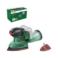 Bosch Akku-Multischleifer EasySander 18V-8, DIY-Holzbearbeitung, Schleifblätter, Karton