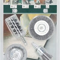 DIY Drahtbürsten-Set 4-teilig von Bosch Home and Garden, ideal für Heimwerker und Handwerker zum Streichen, Lackieren oder Schleifen von Oberflächen.