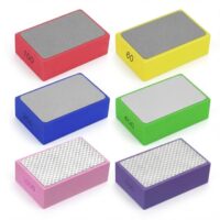 Polierpads für Fliesen - 6 Stück Diamant-Handpolierpads Set mit verschiedenen Größen (60# 100# 200# 400# 600# 1000#) - geeignet für Handwerker und DIY-Anfänger