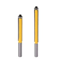 Zwei 8 mm Schaft Bündigfräser mit Kugellagerung und Teflon-Beschichtung für Holzbearbeitungsprojekte
