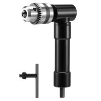 Hochwertiges 90-Grad-Bohrfutter für verschiedene Arbeiten, Bohrfutter aus Kohlenstoffstahl mit hoher Festigkeit und Haltbarkeit, Futter einstellbar von 1 mm bis 10 mm Durchmesser, Hochgeschwindigkeits-Rotationsfähigkeit von 1500 RPM