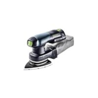 Festool Akku-Deltaschleifer DTSC 400 Basic ERGO mit Akkupack Schleifschuh Protector und Longlife Staubfangbeutel in Systainer