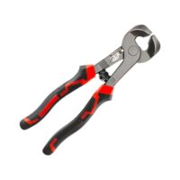 Fliesenklemmzange mit ergonomischen Softgrip-Griffen, hochhebelnde Federwirkung und Sicherheitsverriegelung zum Schneiden und Formen von Wandfliesen, Bodenfliesen, Marmor und Stein (robuste Zange)