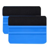 Zwei Folienrakel für professionelle Folienvorbereitung, ideal für Aufkleber, Decals und Möbelfolien