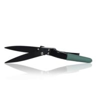 Hochwertige Rasenpflege-Grasschere mit gezackter Klinge und Sicherheitsverriegelung, aus hochwertigem Material gefertigt, schwarze Teflon-Antihaftbeschichtung und scharfe Klingen.
