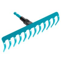 Praktischer Rechen für Gartenarbeit, 30 cm Arbeitsbreite, ideal zum Unkrautentfernen und Bodenbearbeitung