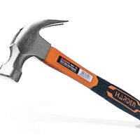Hochwertiger Hammer für professionelle Ergebnisse - Feinkörniger gehärteter Stahl - Glasfaserkern - Stoßdämpfer und abrutschfester Griff