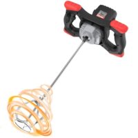 Betonmischer mit 2100 Watt Motor und 6-Gang-Drehzahlregulierung für das Mischen von Beton, Zement, Farbe und anderen Flüssigkeiten