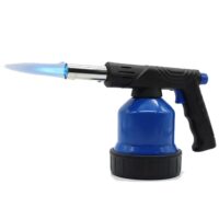 Gasbrenner mit Piezo-Zündung und regulierbarer Flamme für Küche, Löten und Camping
