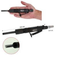 Mini-Druckluft-Nadelentroster von KS Tools, ideal für das Entfernen von Beschichtungen und das Entrosten von Metallteilen.