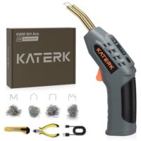Kabelloses Kunststoff Schweißgerät mit 3 Temperatureinstellungen und USB Aufladung für DIY-Projekte und Reparaturen von thermoplastischen Gegenständen.