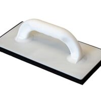 Kronen Hansa Reibfix-Fugbrett mit Zellgummi-Belag Schwarz für Fliesenleger und Maurer, Made in Germany, Stärke 10 mm, 140 mm x 280 mm