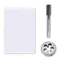 LEONTOOL Gewindenschneider-Set mit HSS-Stahl und Maschinengewindebohrer für Mutterschrauben, ideal für Außen- und Innengewinden an Maul- oder Maulkorbgeräten.