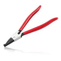 Hochwertige 8-Zoll-Sicherungsringzange für den Ein- und Ausbau von Sicherungsringen an Zahnrädern und Lagerwellen, mit ergonomischem PVC-Griff und Chrom-Vanadium-Stahl-Bauweise.