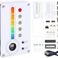 DIY Thermo-Hygrometer Lötbausatz mit OLED Smiley-Indikator, Thermometer und Hygrometer für Innenraum oder Gewächshaus