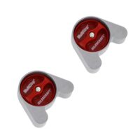 Milescraft 4034 Multi Stops Runder T-Schienenstopp für Bretter, 1,9 cm niedriges Profil zum Schleifen, Hobeln und mehr