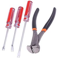 Praktisches Werkzeug-Set für die Entfernung von Polsterklammern und Reißzwecken, ideal für Tischler, Zangen und Nagelzieher in Haus und Büro