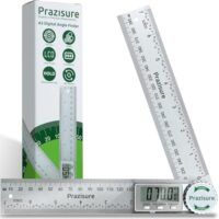 Prazisure Winkelmesser Digital, Edelstahl Winkelschmiege 200 mm für Holzbearbeitung und Bau mit hoher Genauigkeit von 0,3°