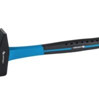 Professioneller Hochleistungs-Schlosserhammer mit Fiberglas-Griff und C45-Kohlenstoffstahl-Kopf, vibrationsdämpfender Hammer für Heimwerker und Handwerker nach DIN 1041