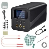 Punktschweißgerät für Akkus mit Farad-Kondensator, Automatik und Fußpedalmodus, ideal für Herstellung von Batteriepacks mit 200 Isolierpapier