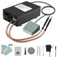 Punktschweißgerät für Batterien, 8000W Tragbare Handspot Schweißmaschine für Batterien, Wiederaufladbares Akku Schweißgerät mit Schweißstift zum Punktschweißen von 0.1–0.3 mm Nickelstreifen