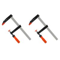 Schraubzwingen 2er Set mit 300 mm Ausladung, ideal für Holzarbeiten und Heimwerken