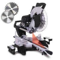 Scheppach Kappsäge KZGS305-BE, 105mm Schnitthöhe, 330mm Schnittbreite, Laser und LED, 2000W, Sägeblatt Ø305mm