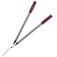 Rasenschere mit Teleskopgriffen und rasiermesserscharfer Klinge aus C50-Karbonstahl, perfekt für jeden Garten
