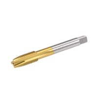 Spiralgewindebohrer mit Titanbeschichtung und geschliffenem Gewinde für Gewindereparatur in Metrischem Maßstab